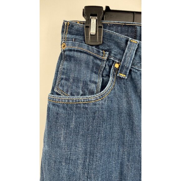 Levis 514 Mens Straight Fit Jeans W32 L30 Mid-Rise Blue Denim Classic Style - Picture 4 of 7